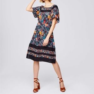 Floral off the shoulder dress